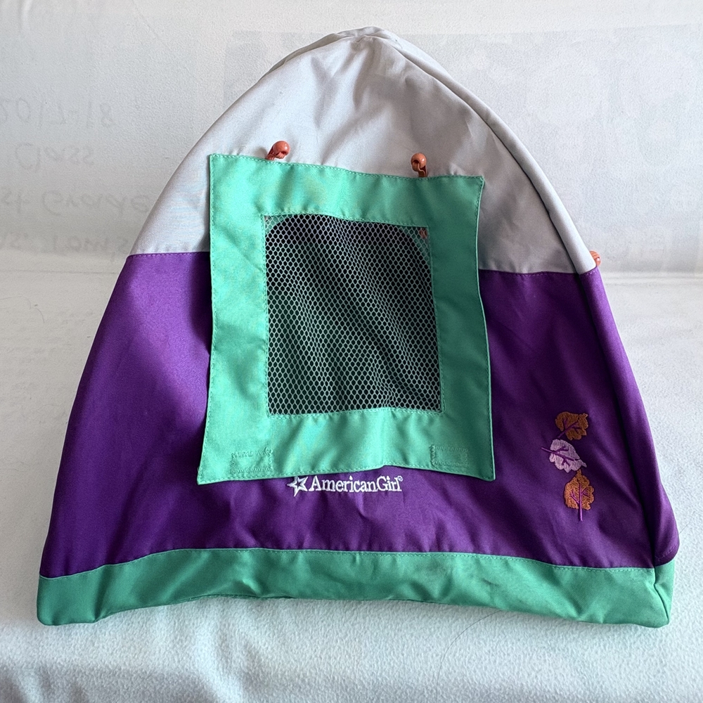American Girl Adventure Tent Purple and Green Tent